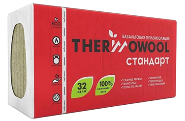 базальтовый утеплитель Термовул Стандарт www.точкапак.рф Thermowool standart
